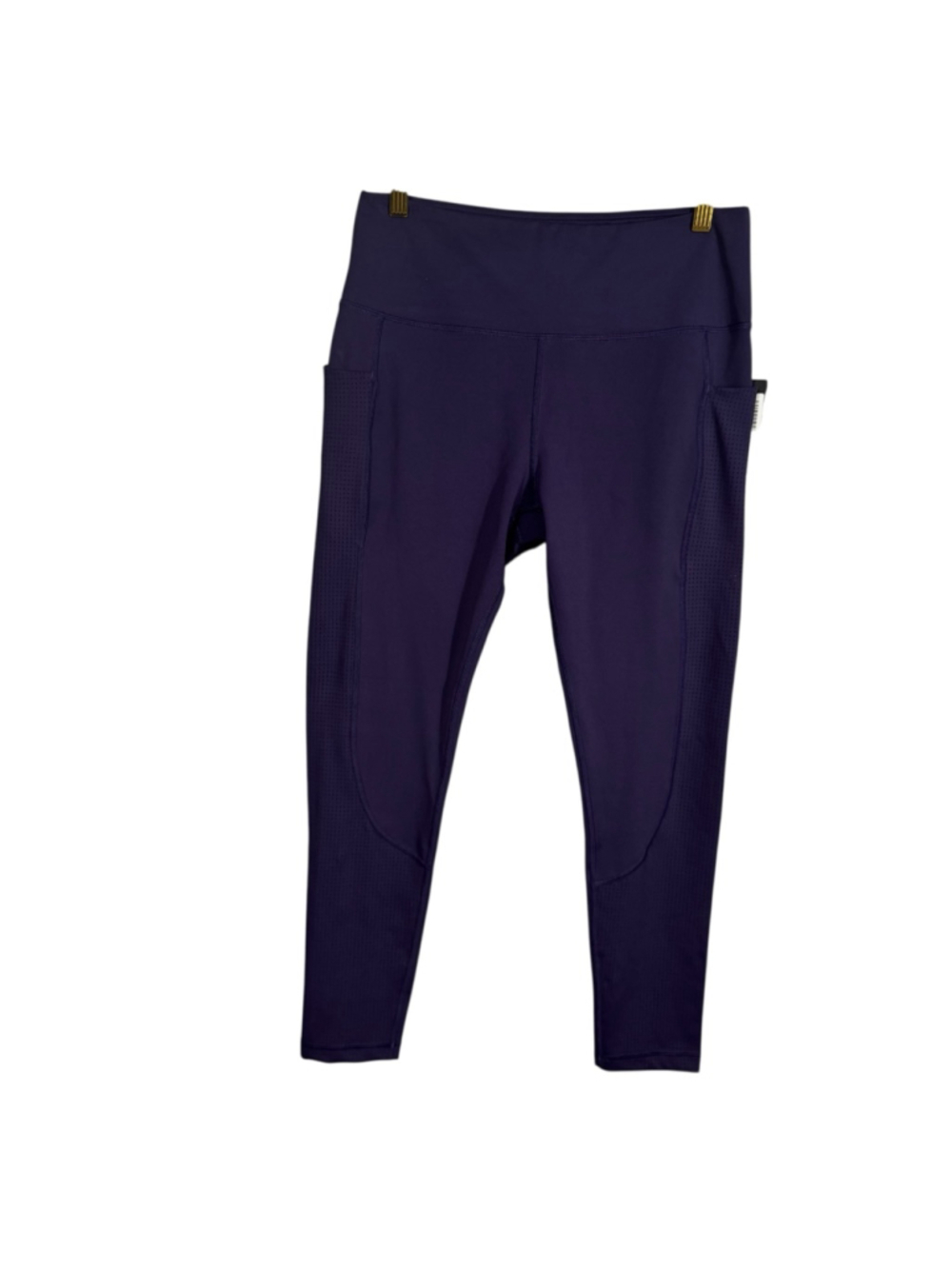 Size L Raypose Dark Purple Active Gym Workout Full Length Leggings - Picture 2 of 9